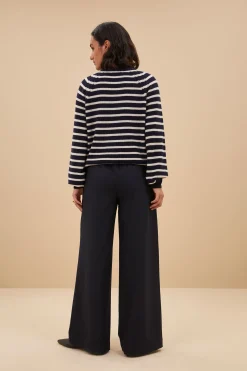 Truien*By bar duccio stripe pullover | midnight