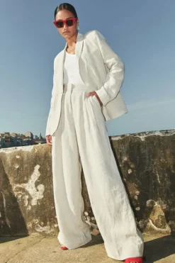 Broeken*By bar eli linen pant | linen