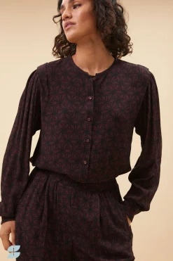 Blouses*By bar erin contiki blouse | contiki print