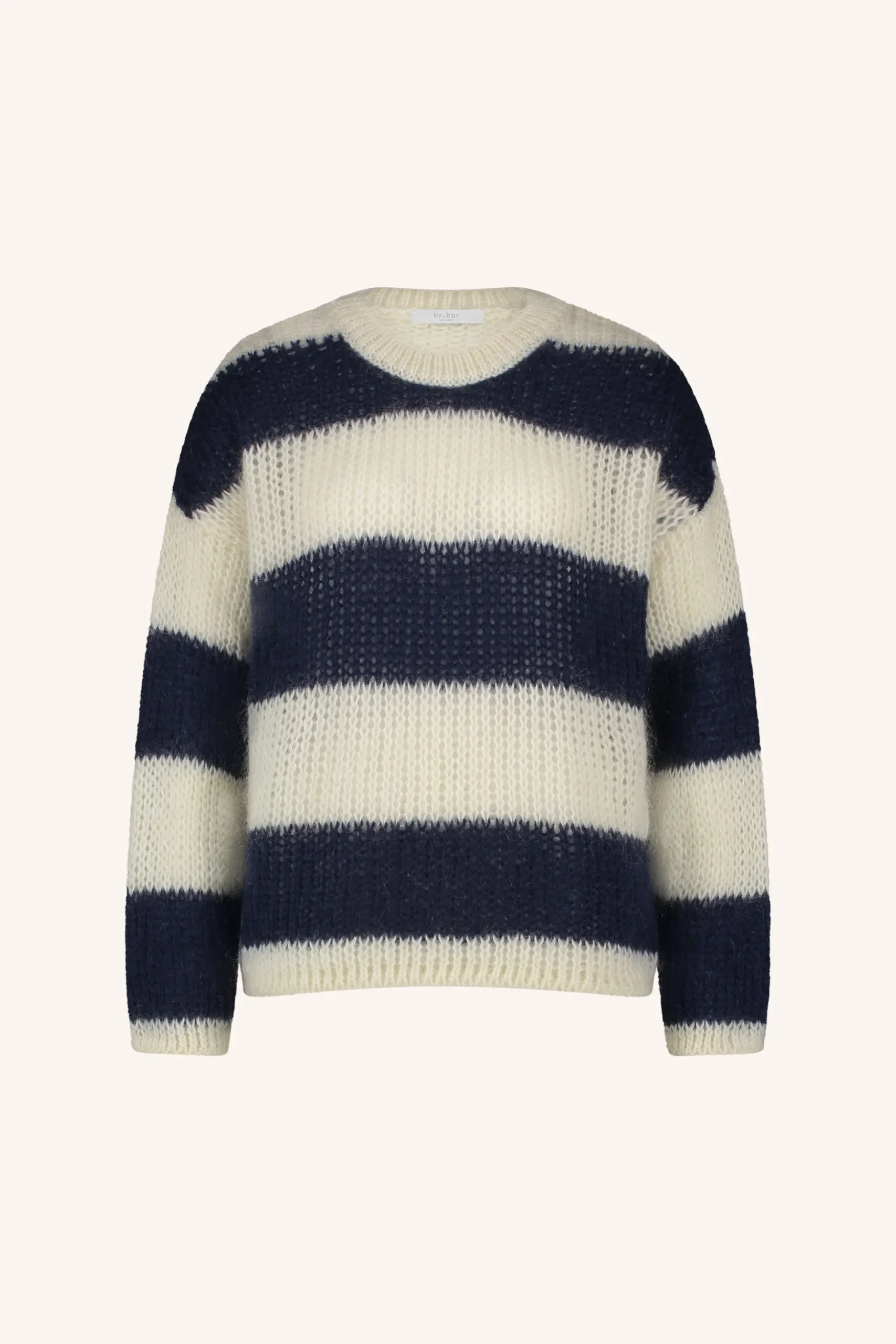 Truien*By bar evi stripe pullover | midnight big stripe