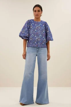 Jeans|Broeken*By bar femme denim pants | light denim