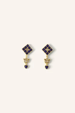 Oorbellen*By bar gyan earring | blue