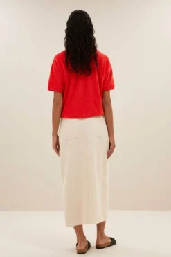 Tops & Shirts*By bar harper slub top | poppy red