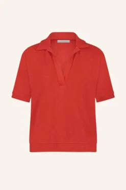 Tops & Shirts*By bar harper slub top | poppy red