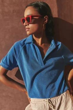 Tops & Shirts*By bar harper slub top | queens blue