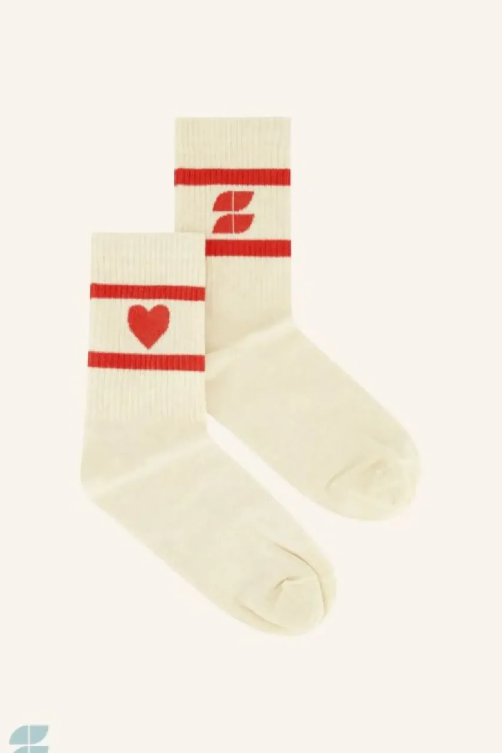 Sokken*By bar heart socks | poppy red