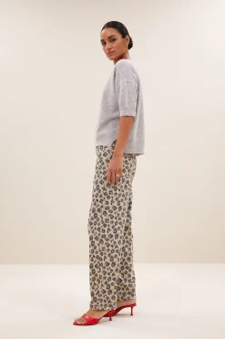 Truien*By bar holly ss pullover | grey melee