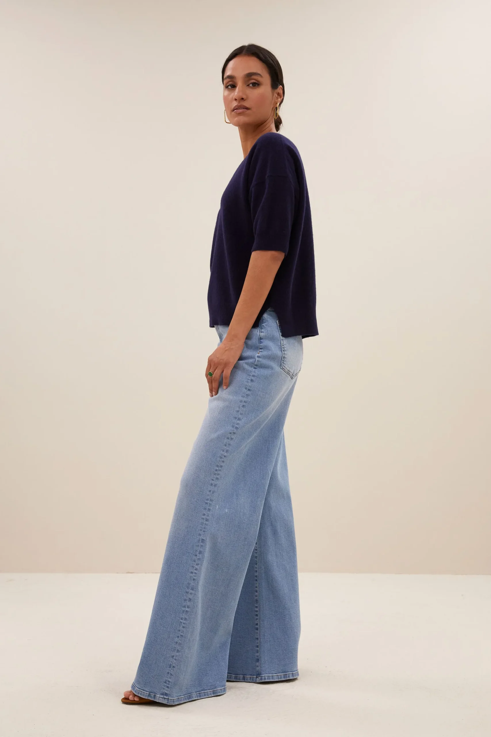 Truien*By bar holly ss pullover | midnight