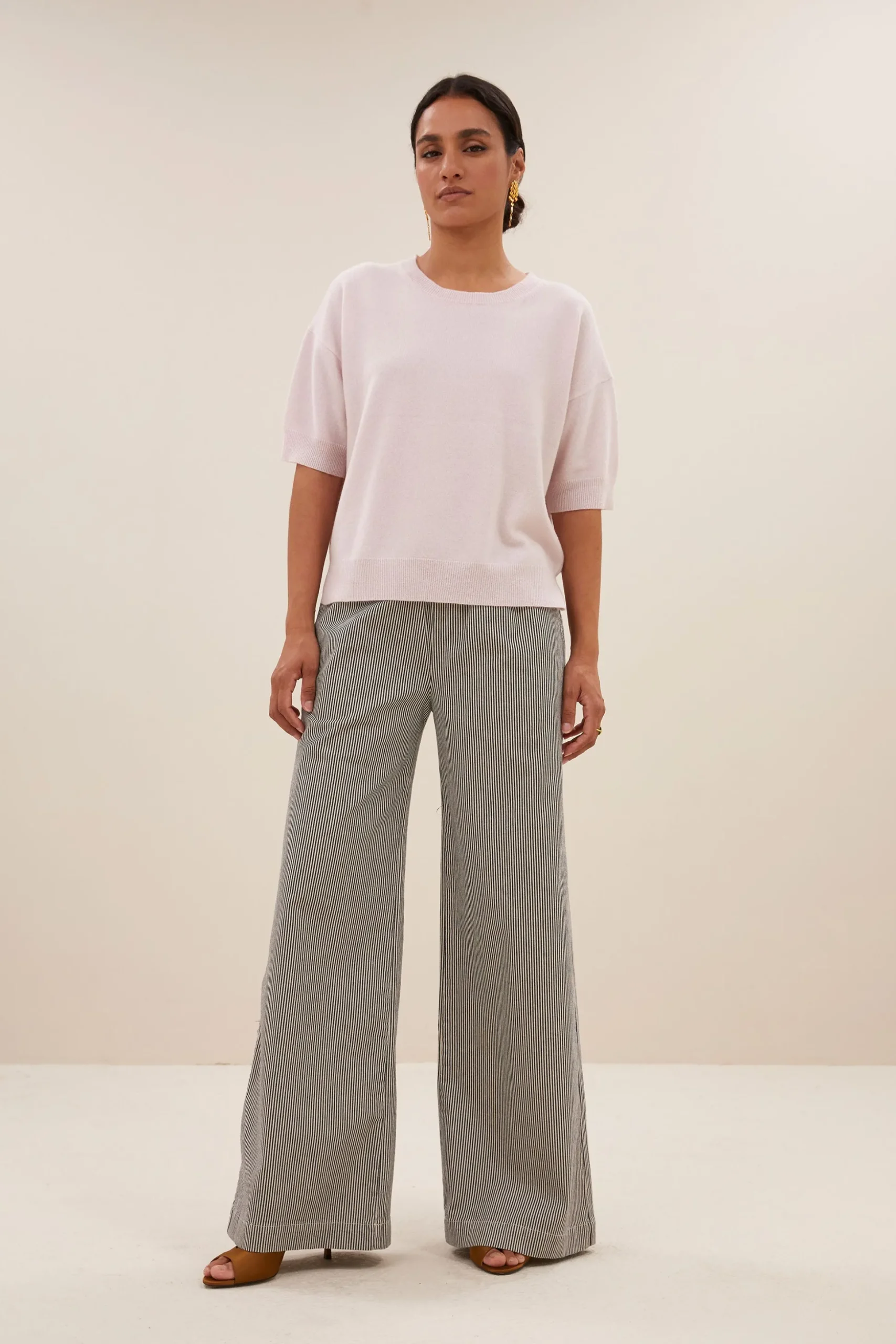 Truien*By bar holly ss pullover | oyster