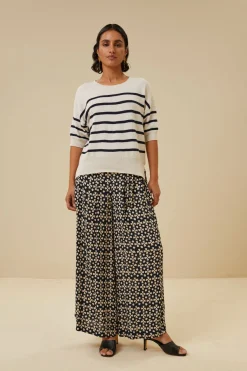 Truien*By bar holly stripe pullover | midnight