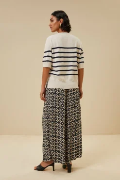 Truien*By bar holly stripe pullover | midnight