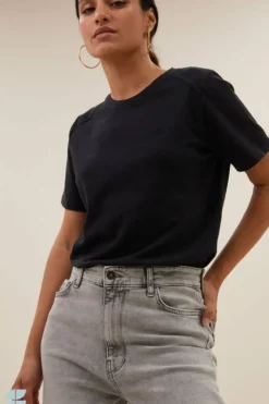 Tops & Shirts*By bar holy logo top | jet black