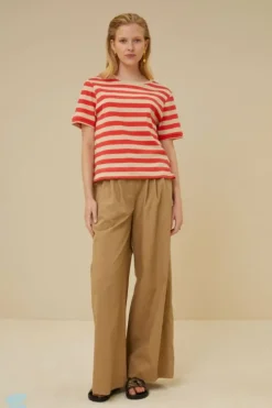 Tops & Shirts*By bar hope big stripe top | poppy red