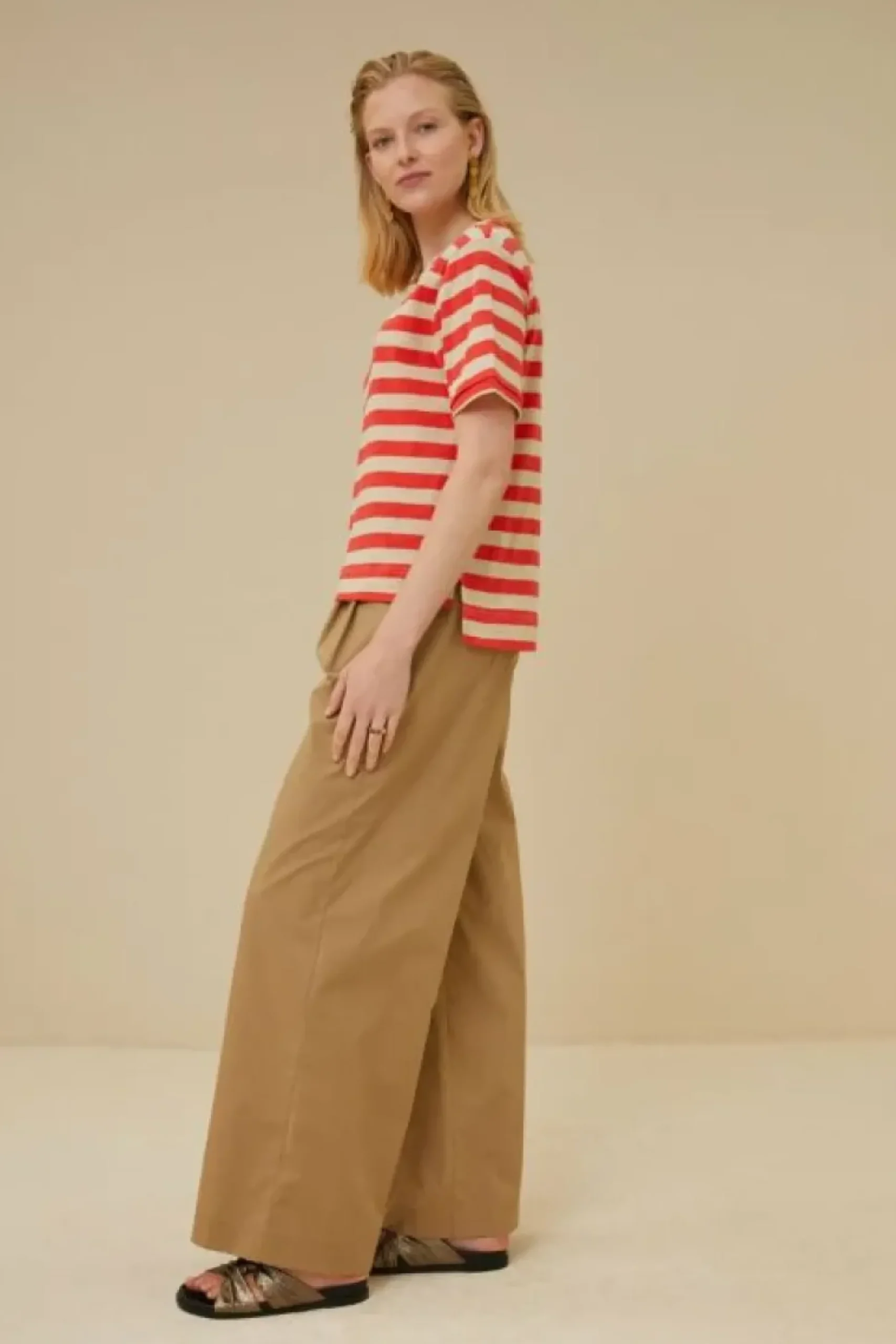 Tops & Shirts*By bar hope big stripe top | poppy red