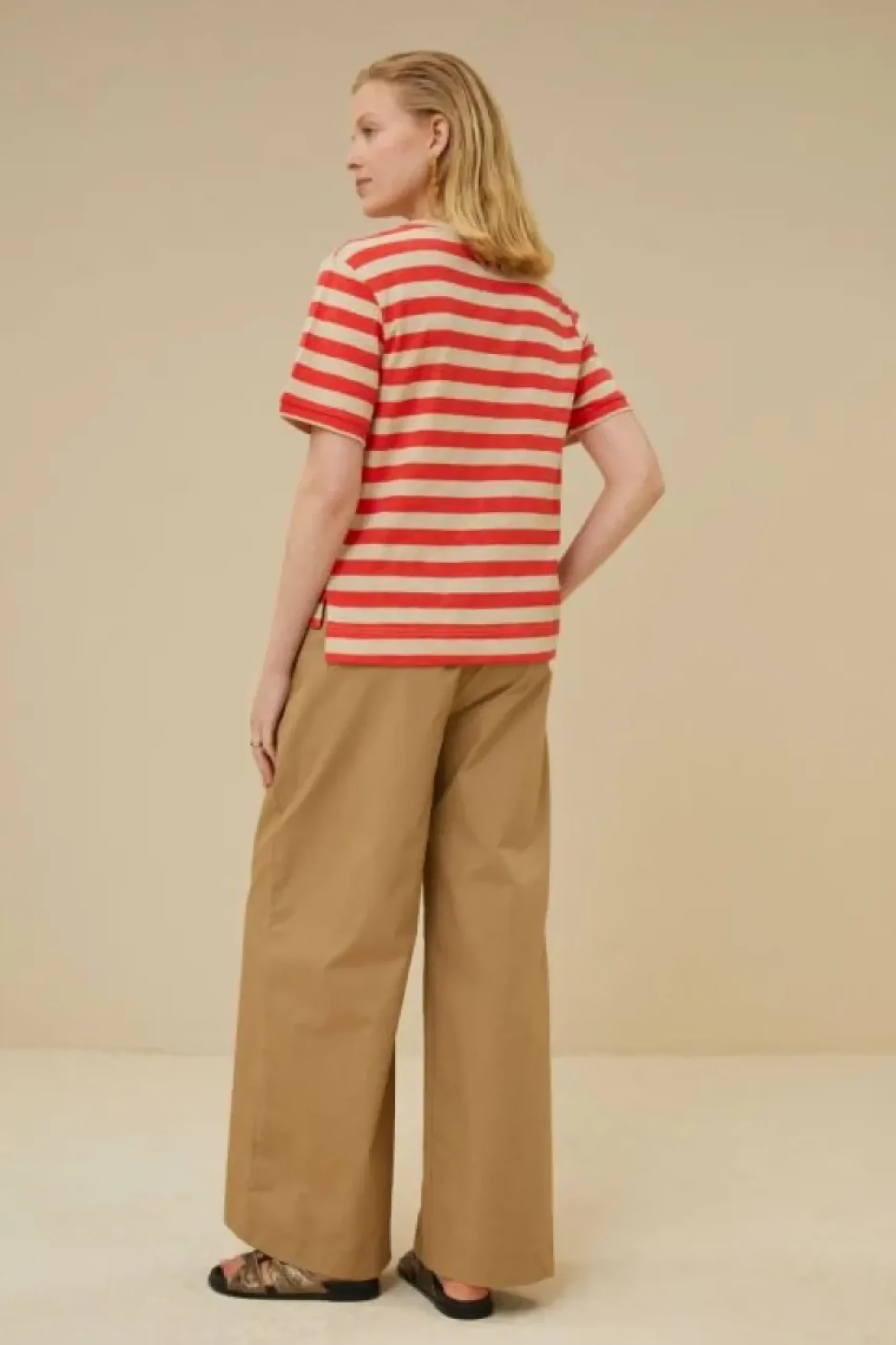 Tops & Shirts*By bar hope big stripe top | poppy red