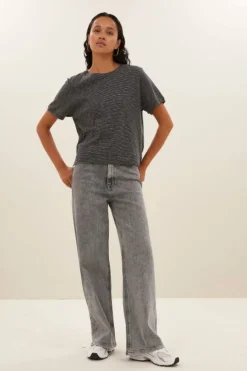 Tops & Shirts*By bar hope thin stripe top | jet black