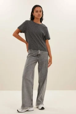 Tops & Shirts*By bar hope thin stripe top | jet black