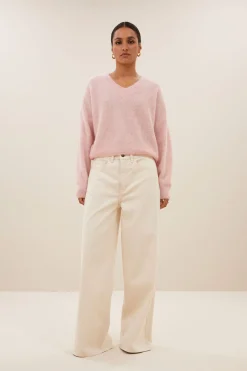 Truien*By bar isja fine pullover | light pink