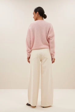 Truien*By bar isja fine pullover | light pink