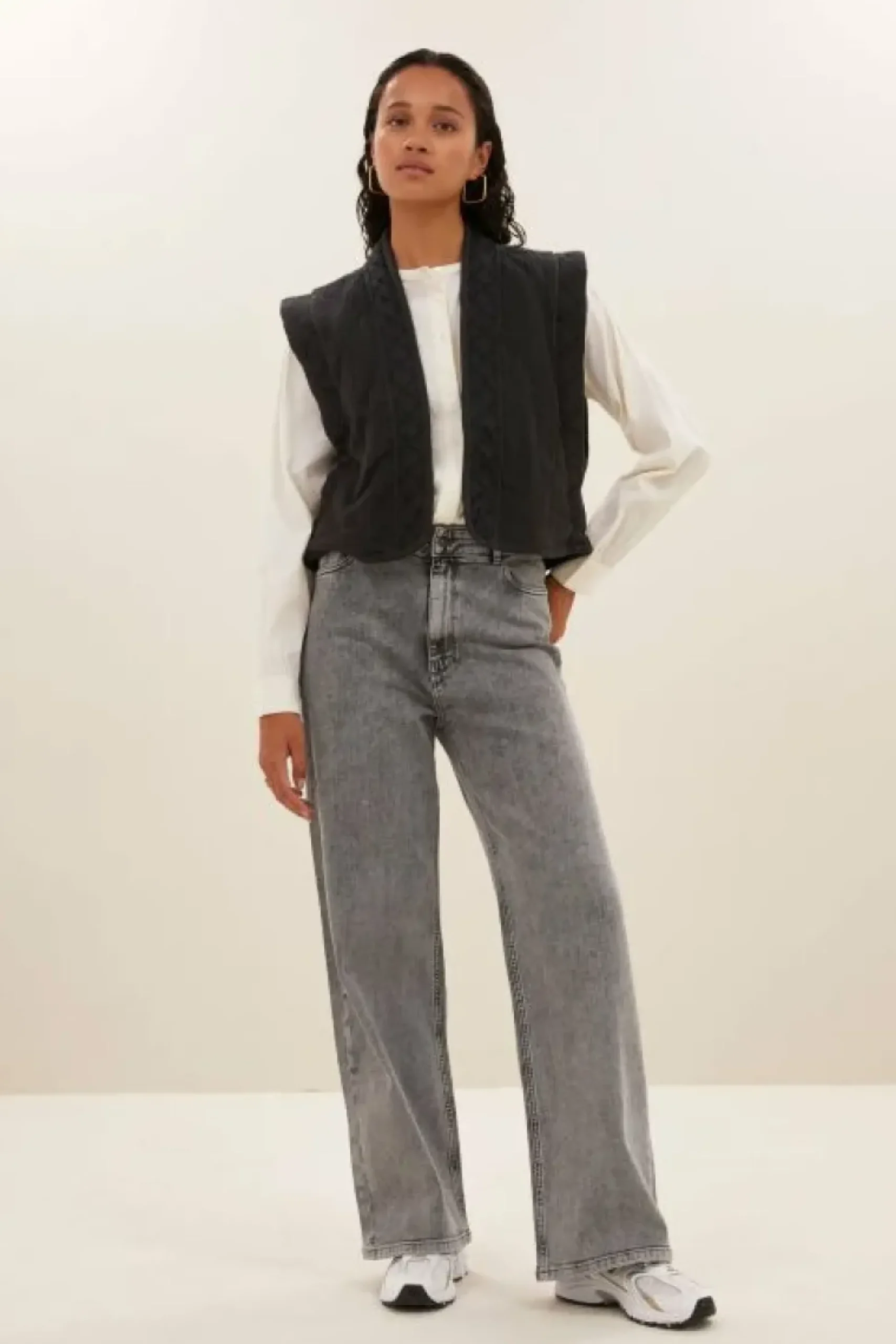 Gilets & Spencers|Jassen*By bar isla embroidery jacket | jet black