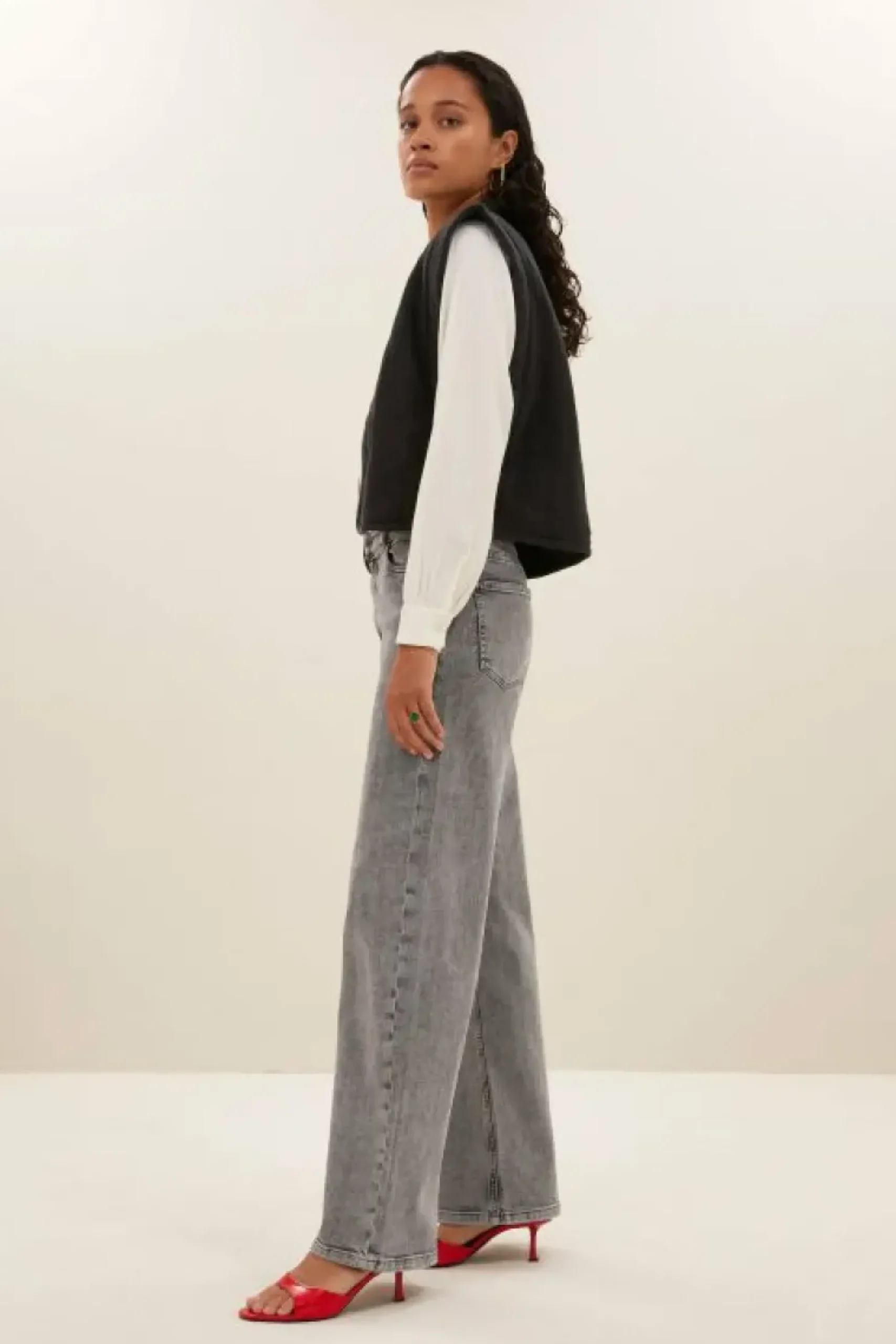 Gilets & Spencers|Jassen*By bar isla embroidery jacket | jet black