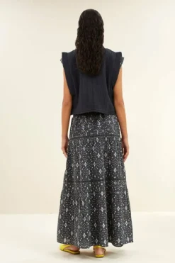 Gilets & Spencers|Jassen*By bar isla embroidery jacket | midnight