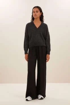 Truien*By bar izzy pullover | dark grey melee