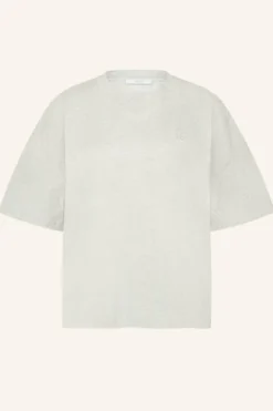 Tops & Shirts*By bar jade logo t shirt | light grey melee