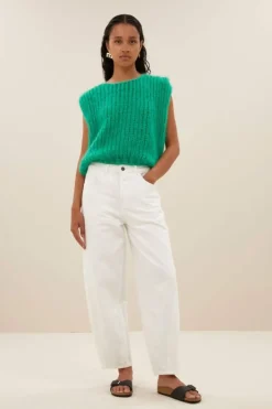 Gilets & Spencers|Truien*By bar james spencer | bright green