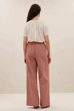 Broeken*By bar jaxx twill pants | old pink