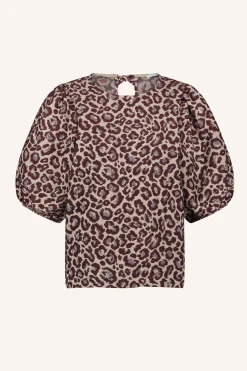 Blouses*By bar jet blouse | pink cheetah print