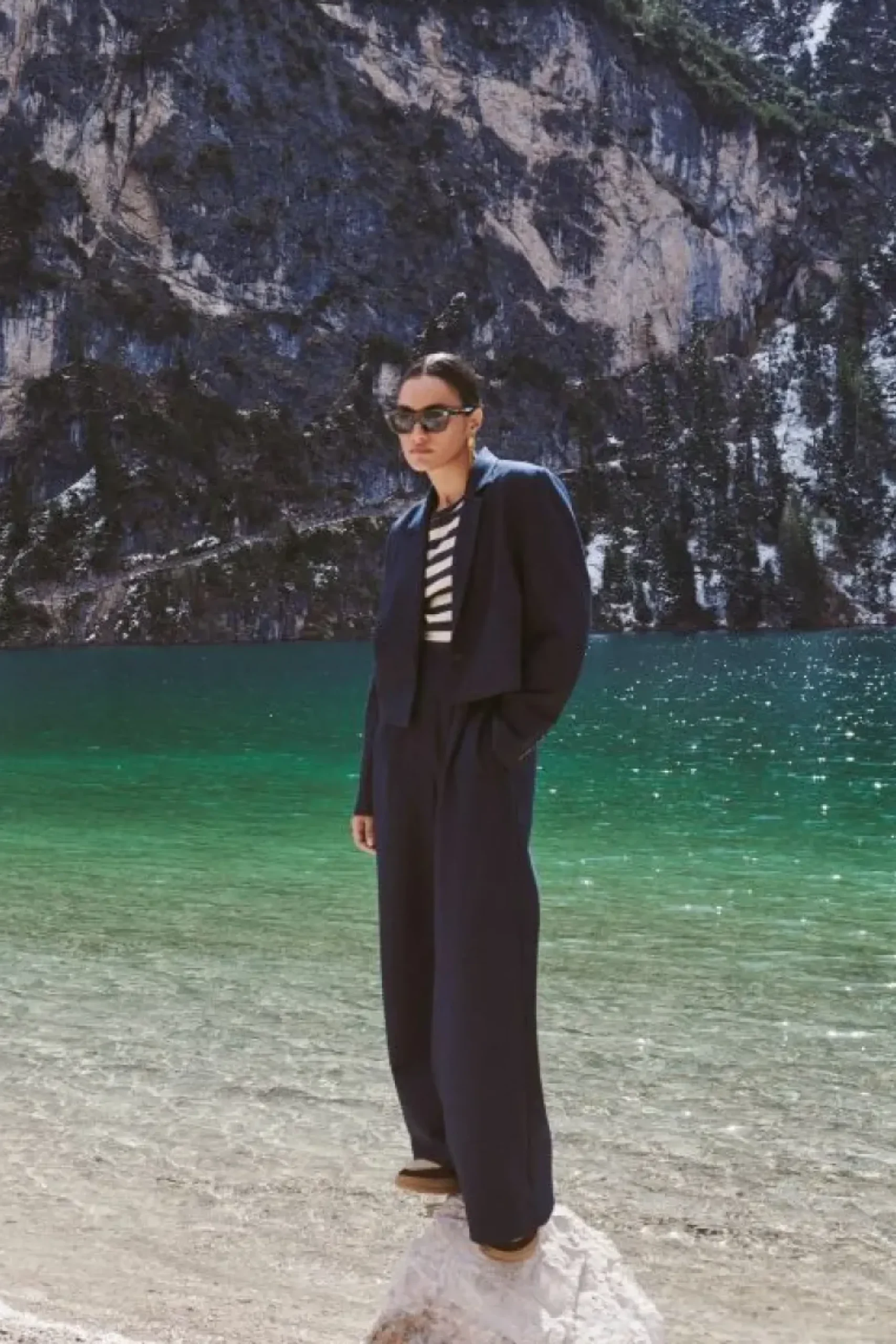 Jassen*By bar jody stripe blazer | dark navy