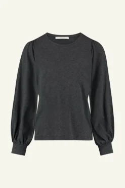 Tops & Shirts*By bar jojo jersey top | dark grey melee