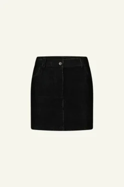 Rokken*By bar josie cord skirt | black