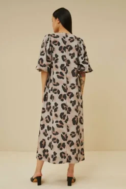 Jurken*By bar juta cheetah dress | cheetas print