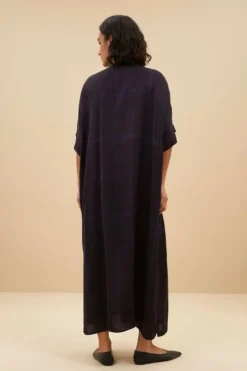 Jurken*By bar kaftan square dress | square print