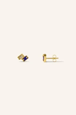 Oorbellen|Sieraden*By bar kavi stud earring | blue