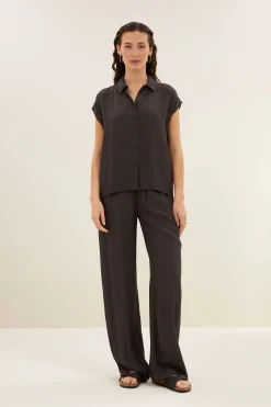 Blouses*By bar kiek viscose top | cafe noir