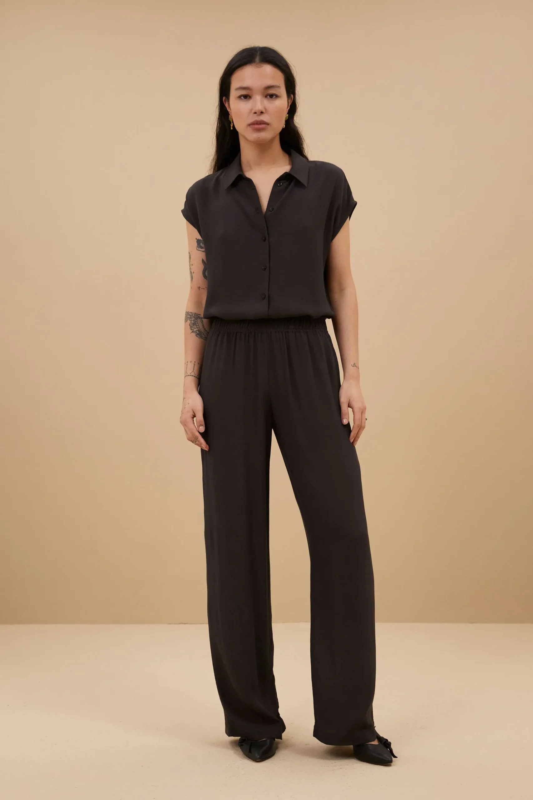 Blouses*By bar kiek viscose top | cafe noir