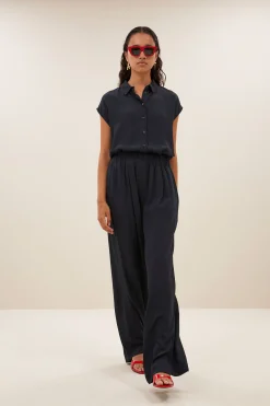 Blouses*By bar kiek viscose top | graphite