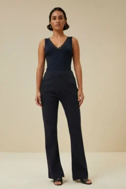 Tops & Shirts*By bar lace singlet | dark navy