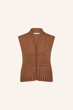 Gilets & Spencers|Vesten*By bar levi gilet | copper