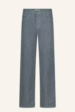 Jeans|Broeken*By bar lew stripe pants | dark blue stripe