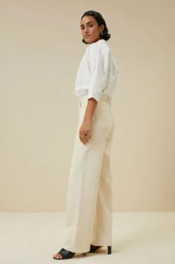 Jeans|Broeken*By bar lina rw pant | raw white