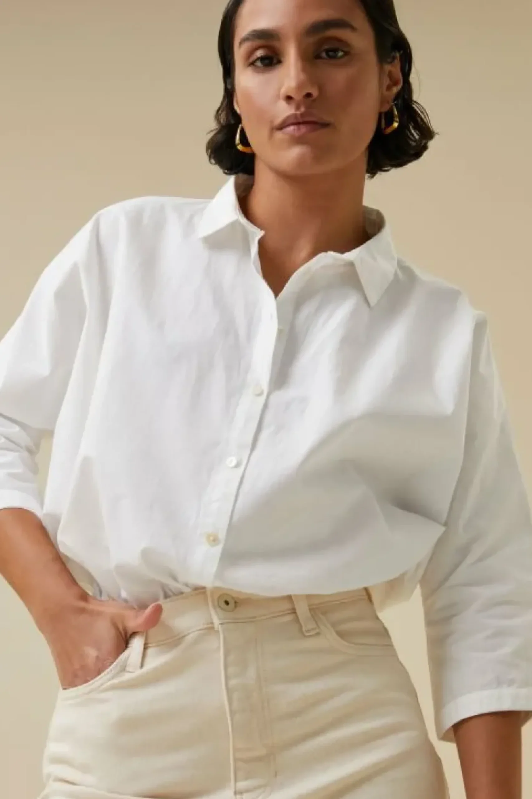 Jeans|Broeken*By bar lina rw pant | raw white