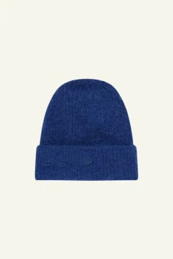 Sjaals & Mutsen*By bar logo beanie | queens blue