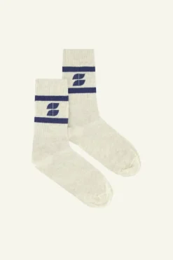 Sokken*By bar logo sparkle socks | navy