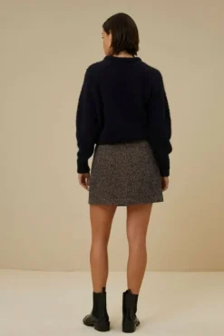 Rokken*By bar lottie tweed skirt | midnight