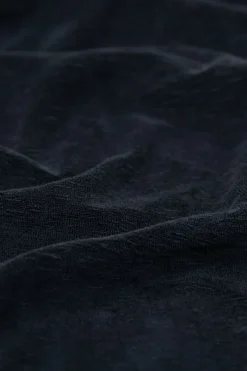 Jurken*By bar louisa slub dress | midnight