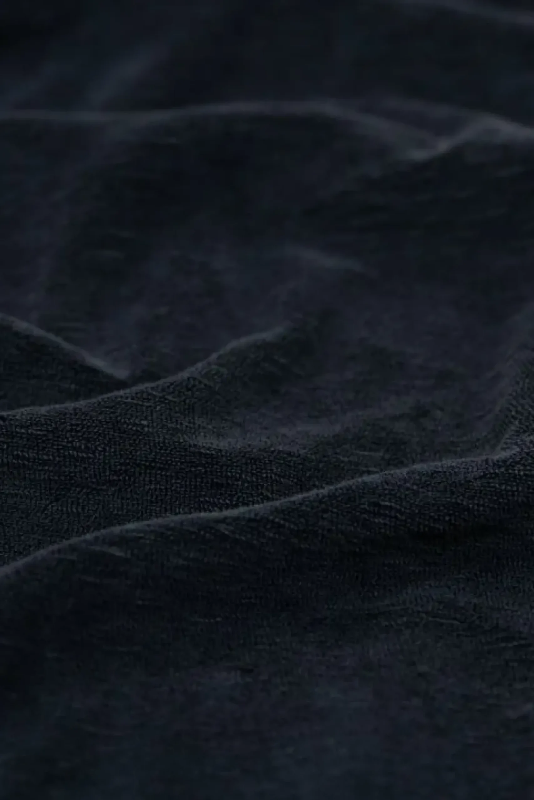 Jurken*By bar louisa slub dress | midnight
